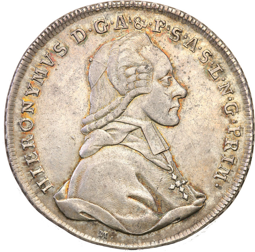 Austria, Salzburg. Hieronim Józef Franciszek. (1772-1803). Talar 1778, Salzburg
